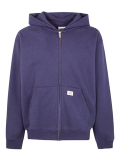 zip-up cotton Hoodie