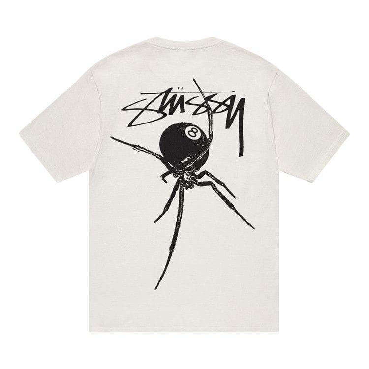 Stussy Arachnid Pigment Dyed T-Shirt Natural
