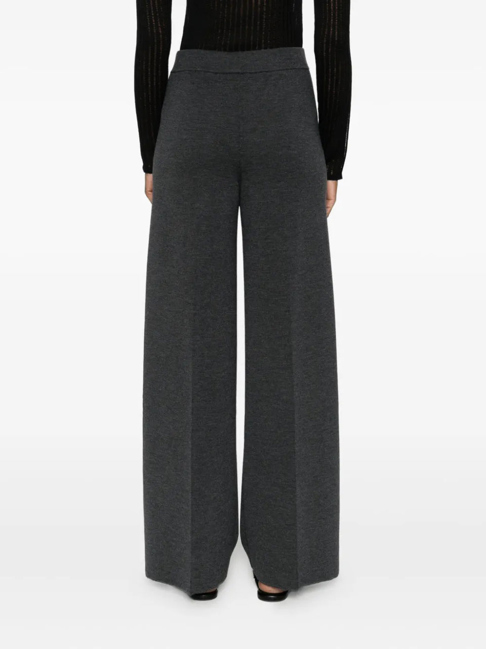 Wool Wide-Leg Trousers