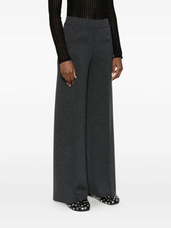 Wool Wide-Leg Trousers