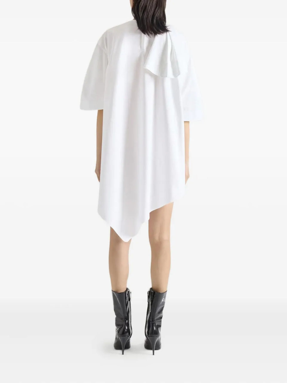 asymmetric mini dress