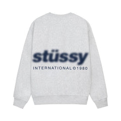 Stussy Blur Crew Ash Heather