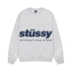 Stussy Blur Crew Ash Heather