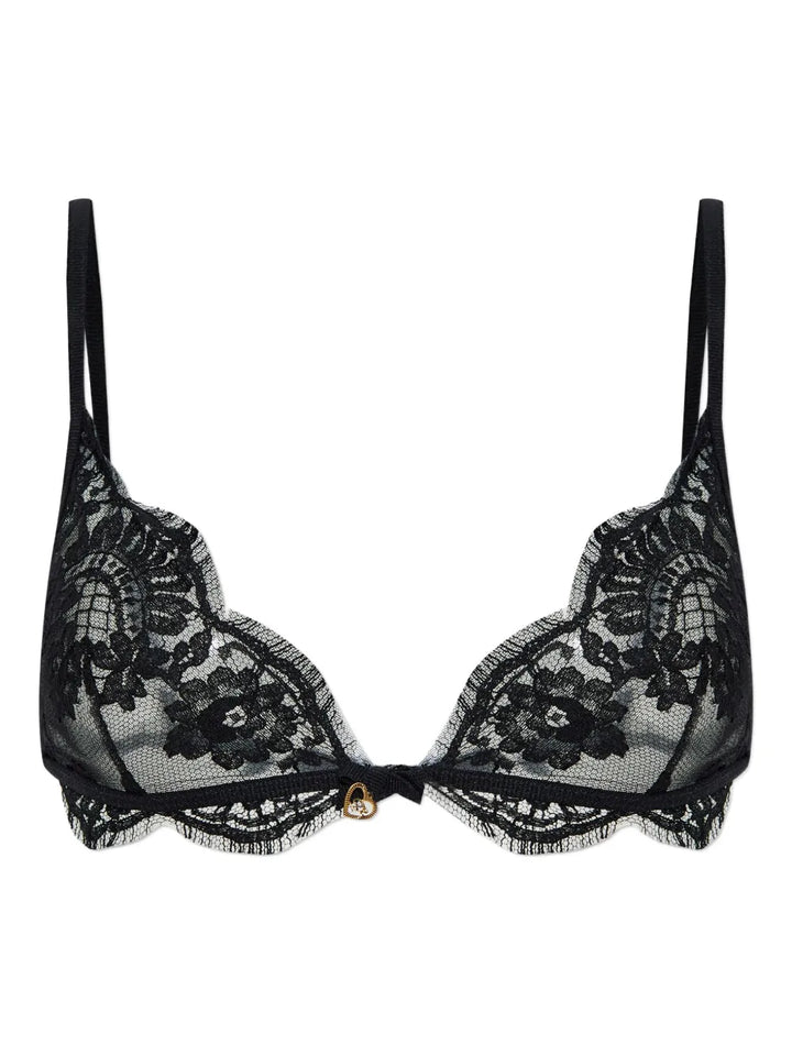 floral-lace bra