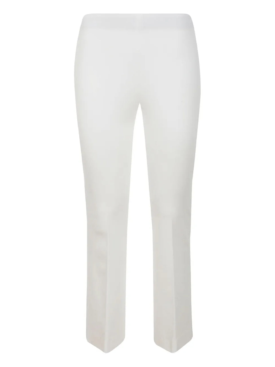 straight-leg cropped trousers