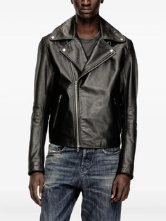 L-Eo-Wrd leather jacket