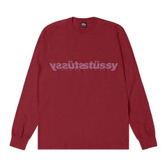 Stussy Mirror Long-Sleeve T-Shirt Wine