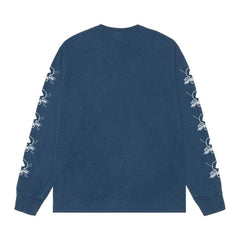 Stussy Pigment Dyed Foils Long-Sleeve T-Shirt Navy