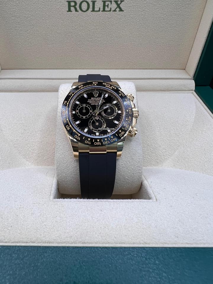 Rolex | Daytona | 116518 | Yellow gold | 40 mm | Rubber | Black | Automatic