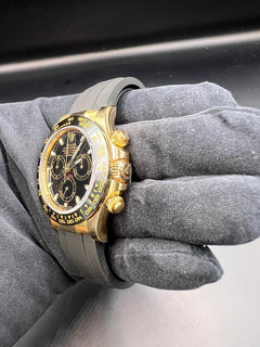 Rolex | Daytona | 116518 | Yellow gold | 40 mm | Rubber | Black | Automatic