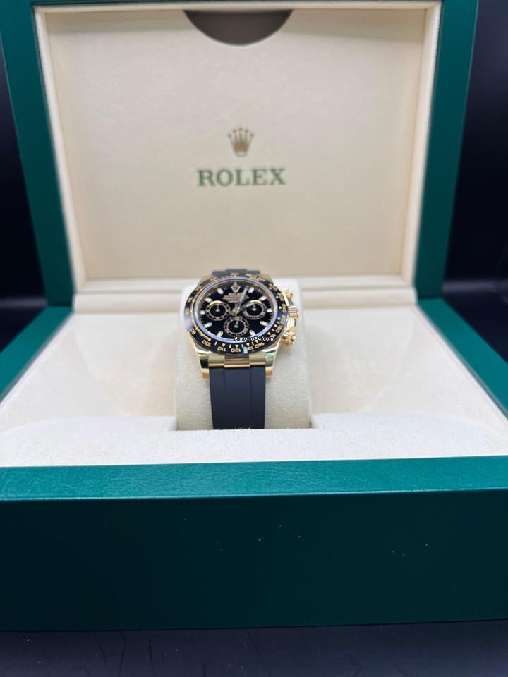 Rolex | Daytona | 116518 | Yellow gold | 40 mm | Rubber | Black | Automatic
