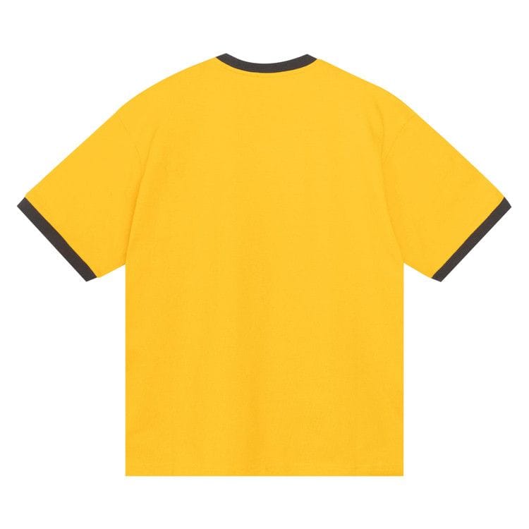Stussy Sport Ringer T-Shirt Gold
