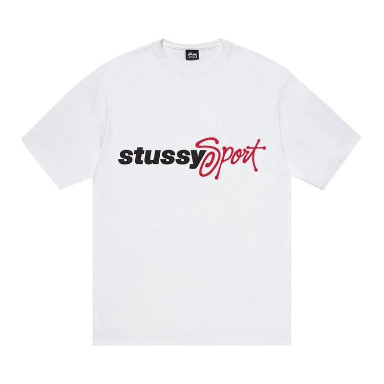 Stussy Sport Script T-Shirt White