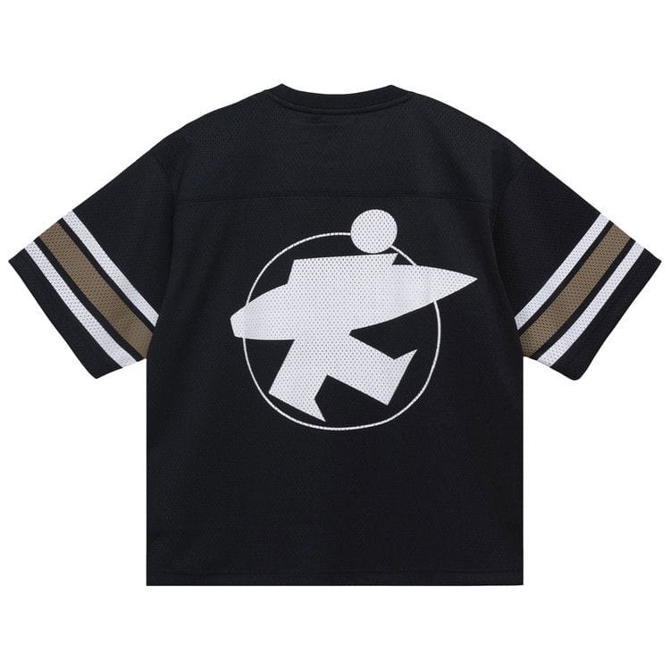 Stussy Surfman Mesh Football Jersey Black
