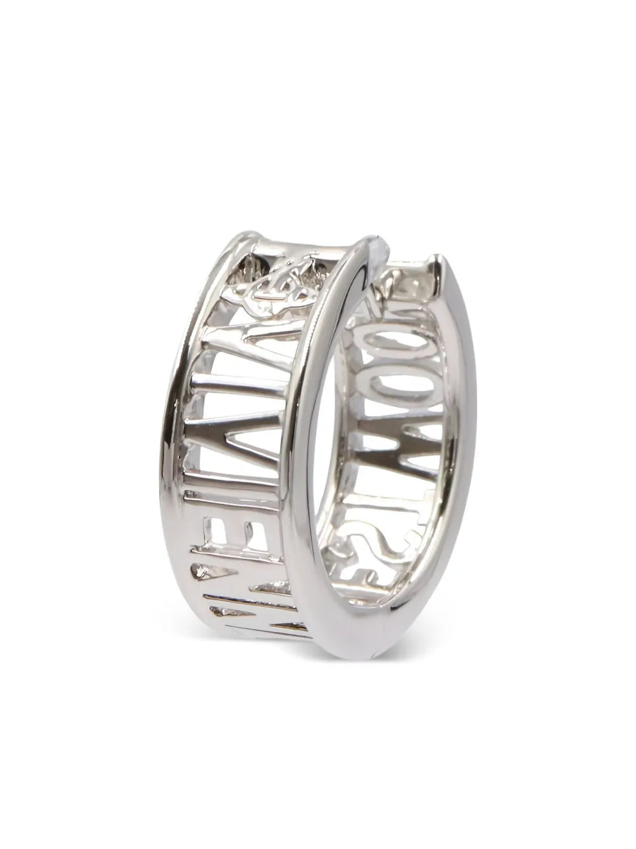 lettered earring