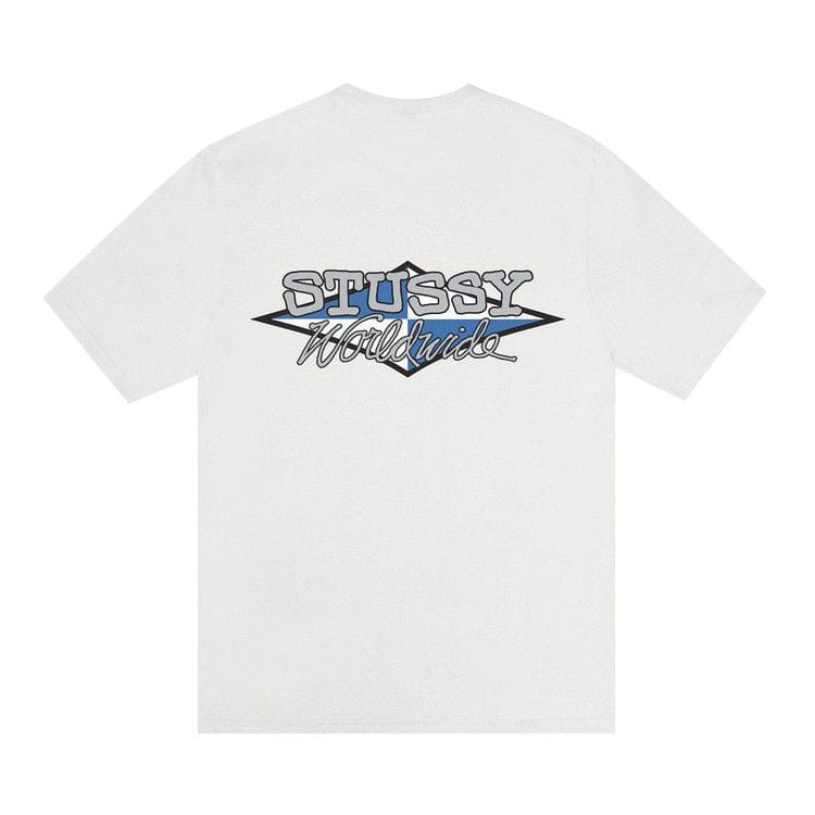 Stussy Worldwide Diamond T-Shirt Pigment Dyed Natural