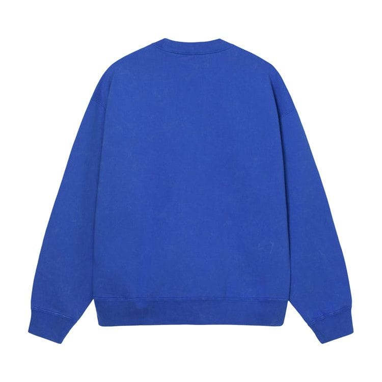 Stussy x Nike Acid Wash Fleece Crew Blue