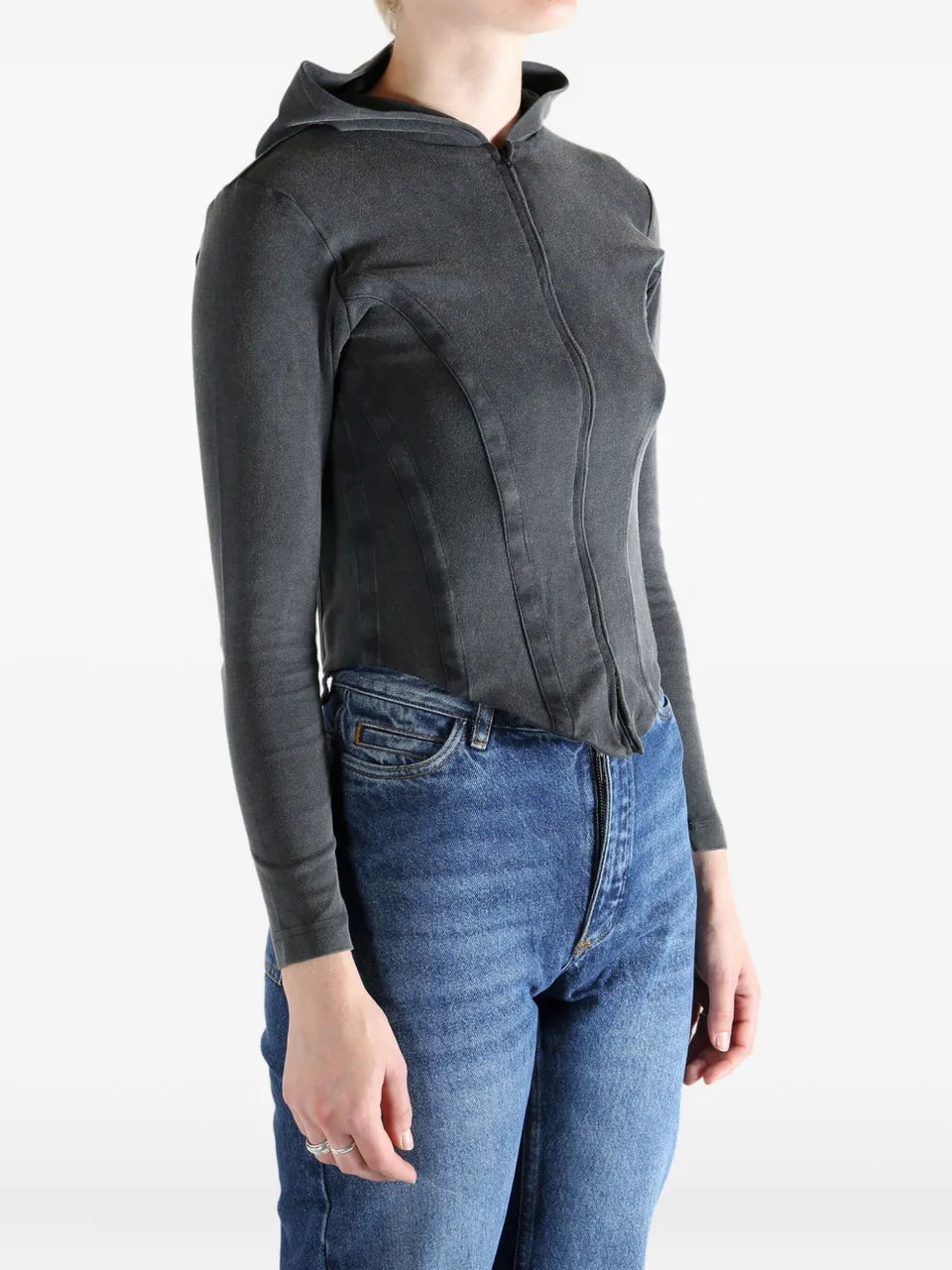 zip top Hoodie
