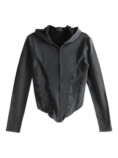 zip top Hoodie
