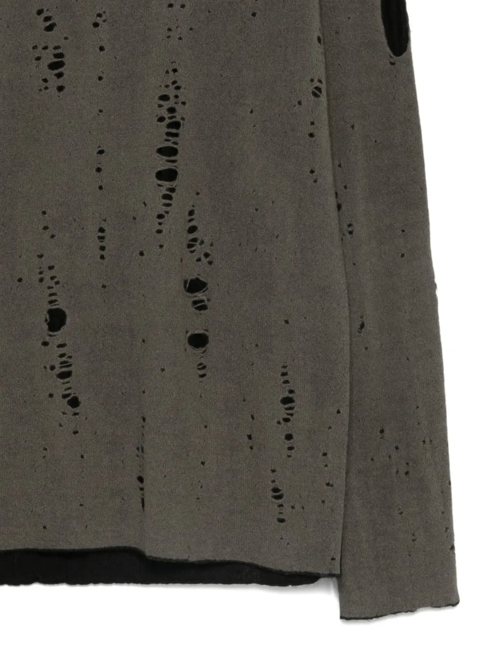 distressed-effect jumper