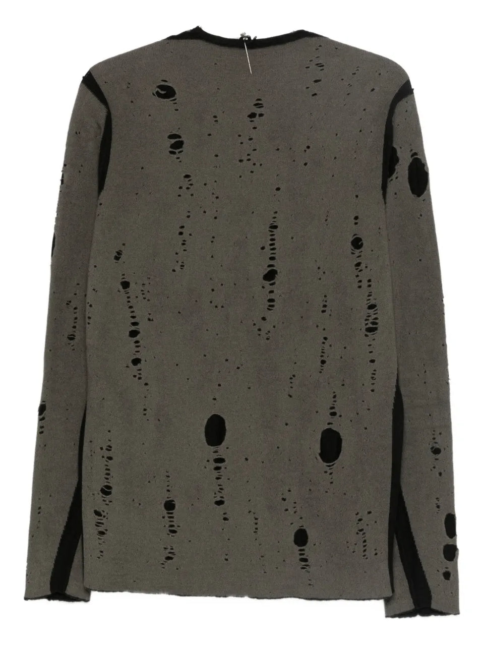distressed-effect jumper