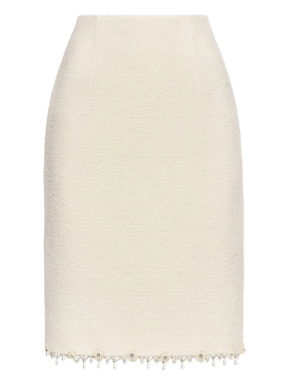 fringe-detail midi skirt