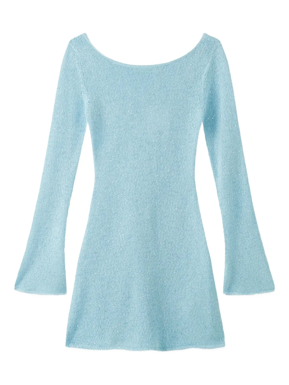 Maya long-sleeve mini dress