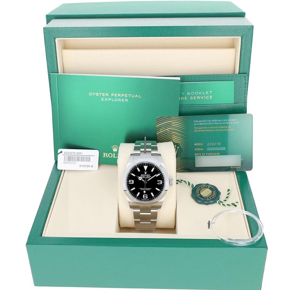Rolex | Explorer | 224270 | Steel | 40 x 47 mm | Steel | Black | Automatic