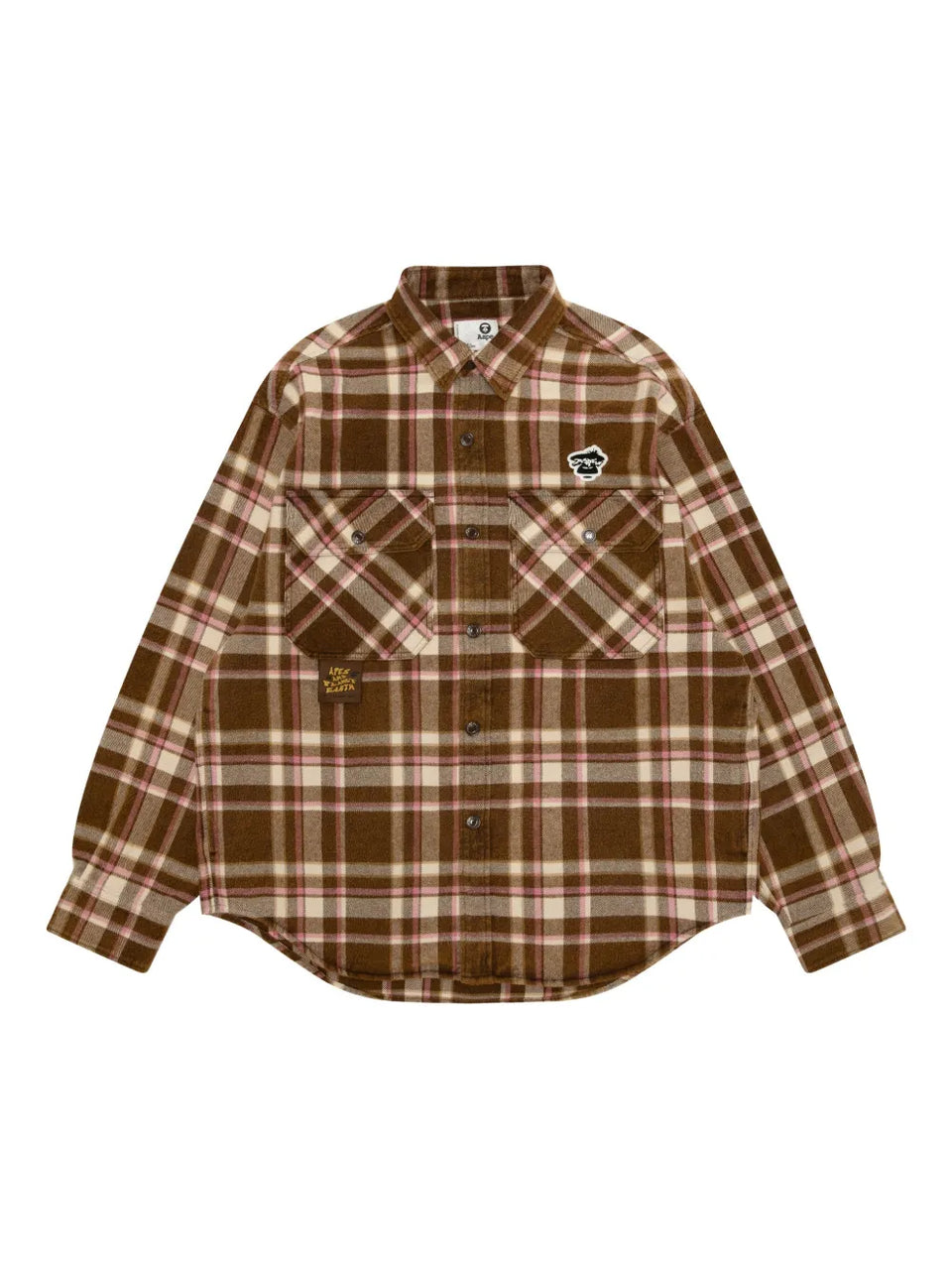 plaid pocket shirt