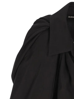 buttoned collared top