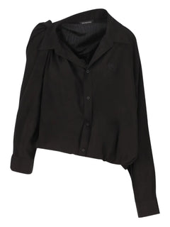 buttoned collared top