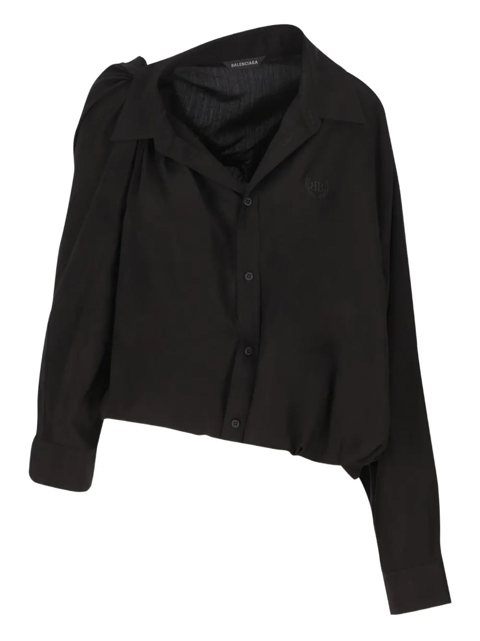 buttoned collared top