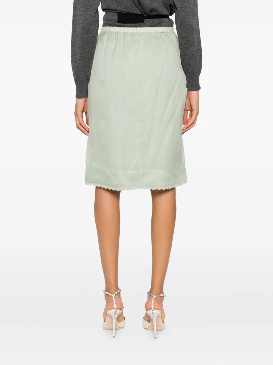 scalloped skirt