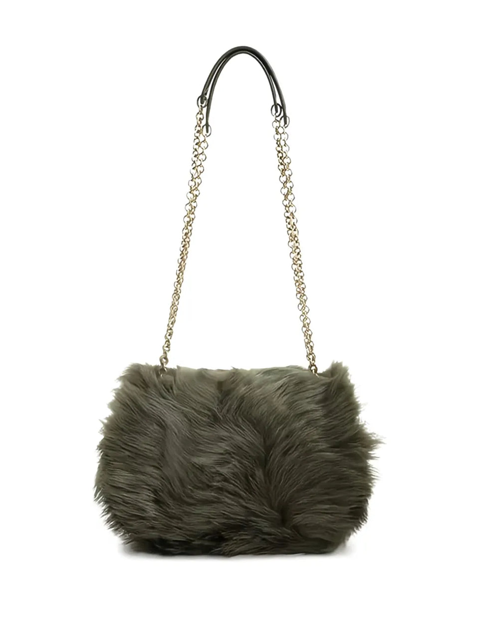 Jamie shearling shoulder bag