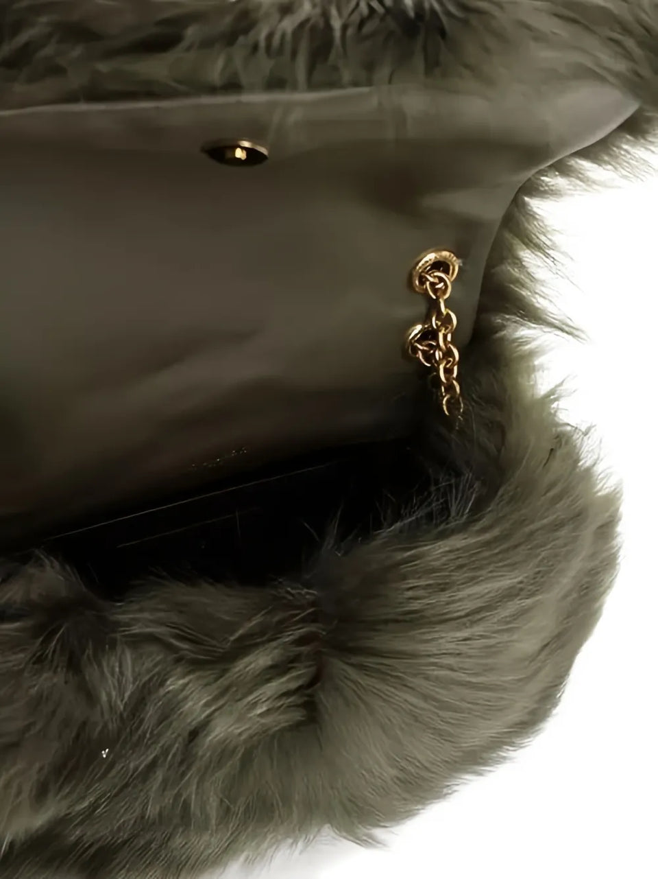 Jamie shearling shoulder bag