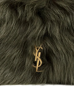 Jamie shearling shoulder bag