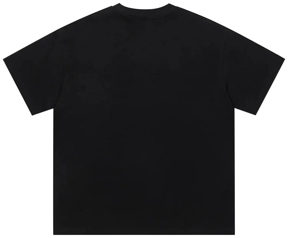 Palm Angels NY Monogram Spray T-Shirt Black/Blue