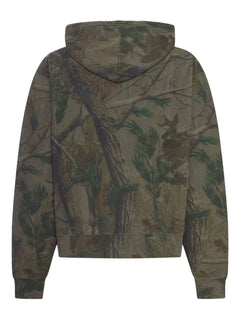 A13 zipped camouflage Hoodie