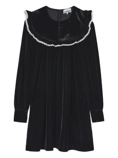 ruffled collar dress