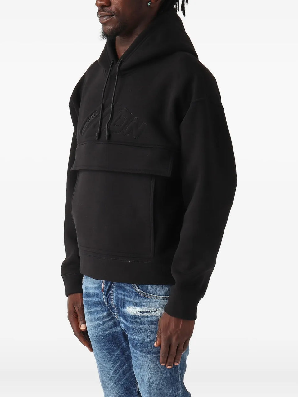 embroidered-logo Hoodie