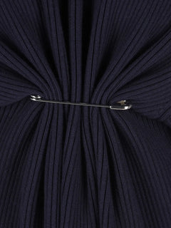 Safety Pin knitted mini dress