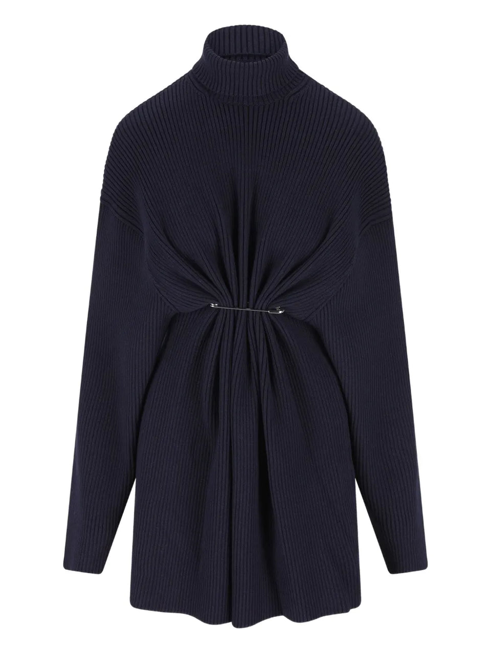 Safety Pin knitted mini dress
