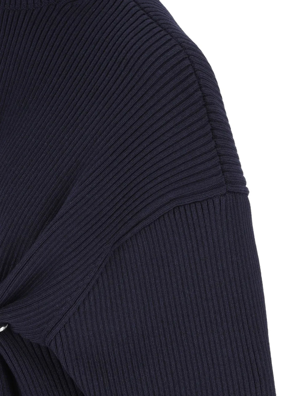 Safety Pin knitted mini dress