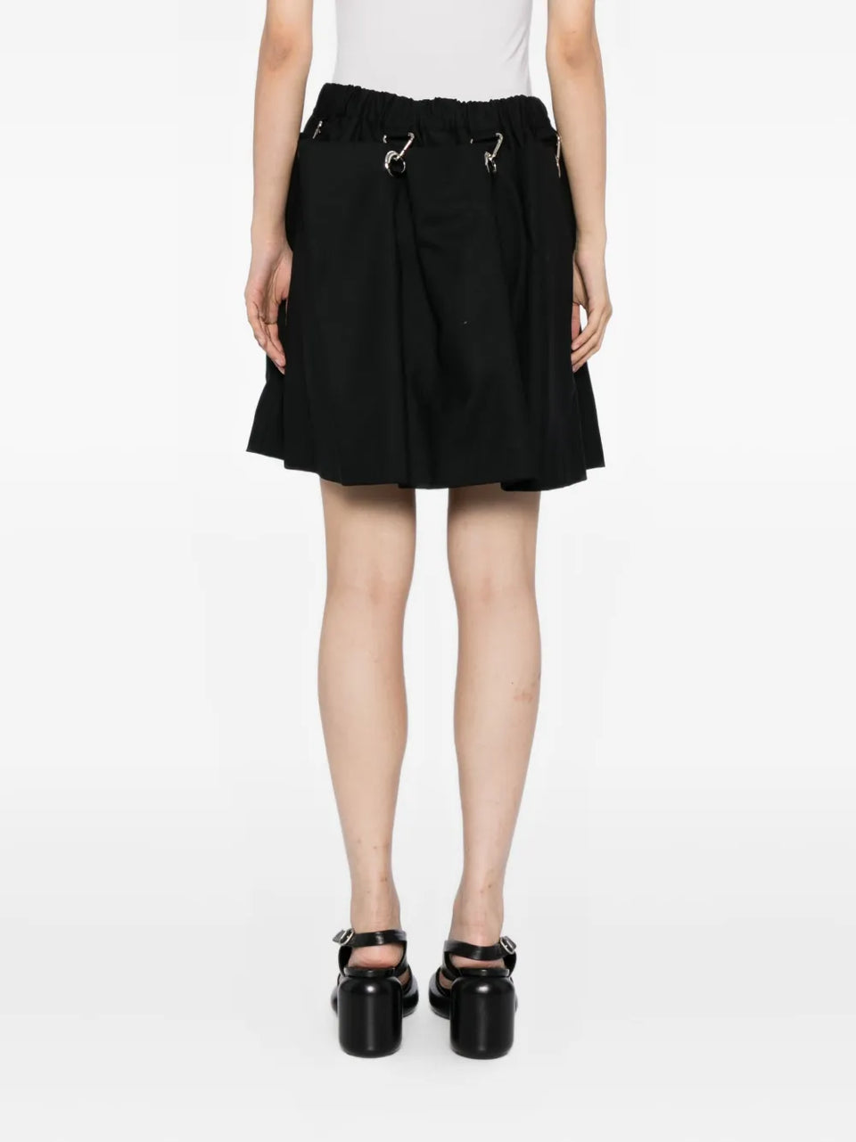 wool mini skirt