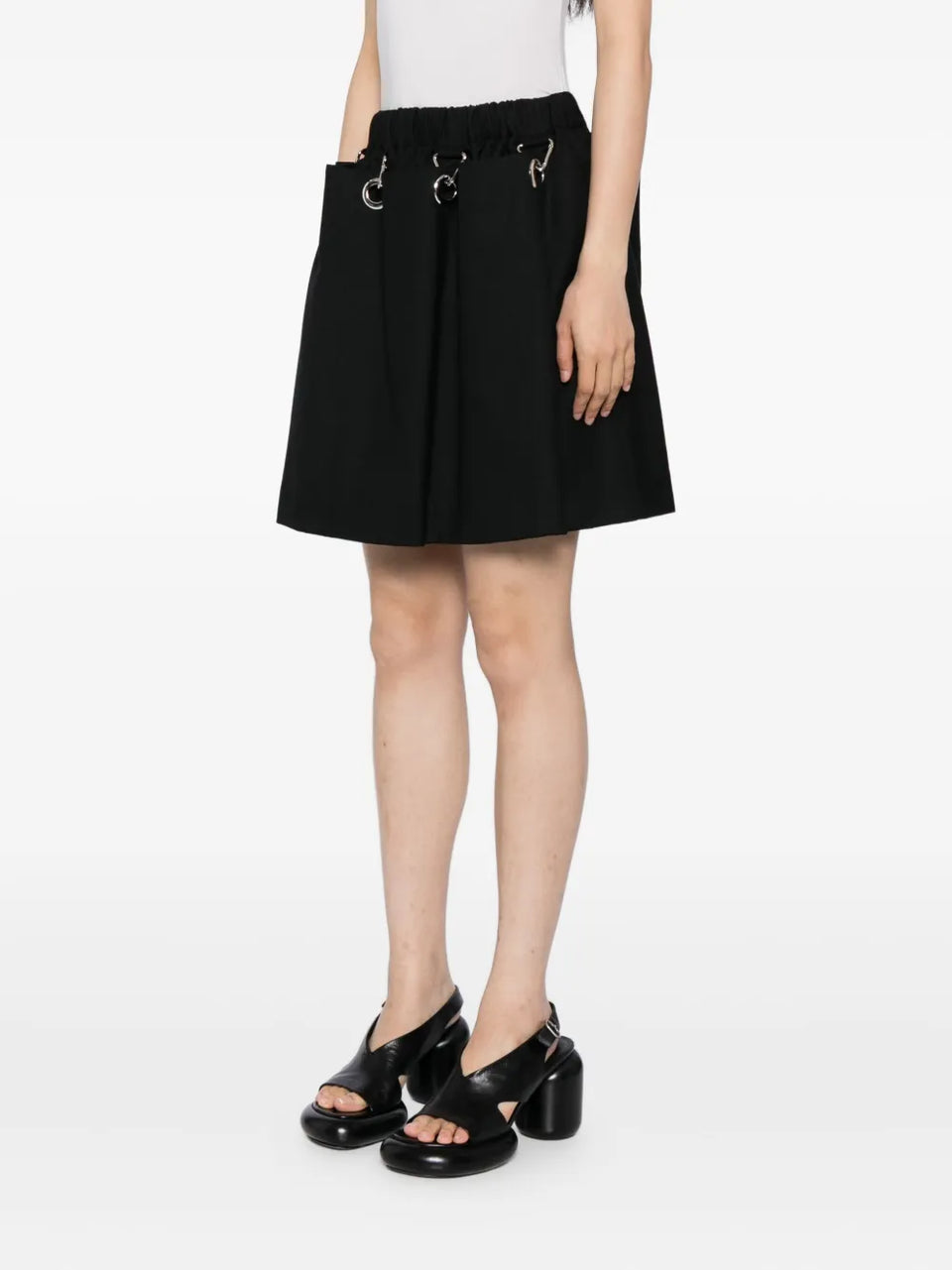 wool mini skirt