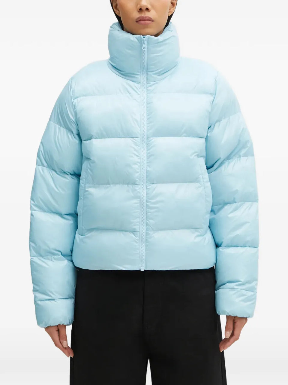 padded high-neck jacket