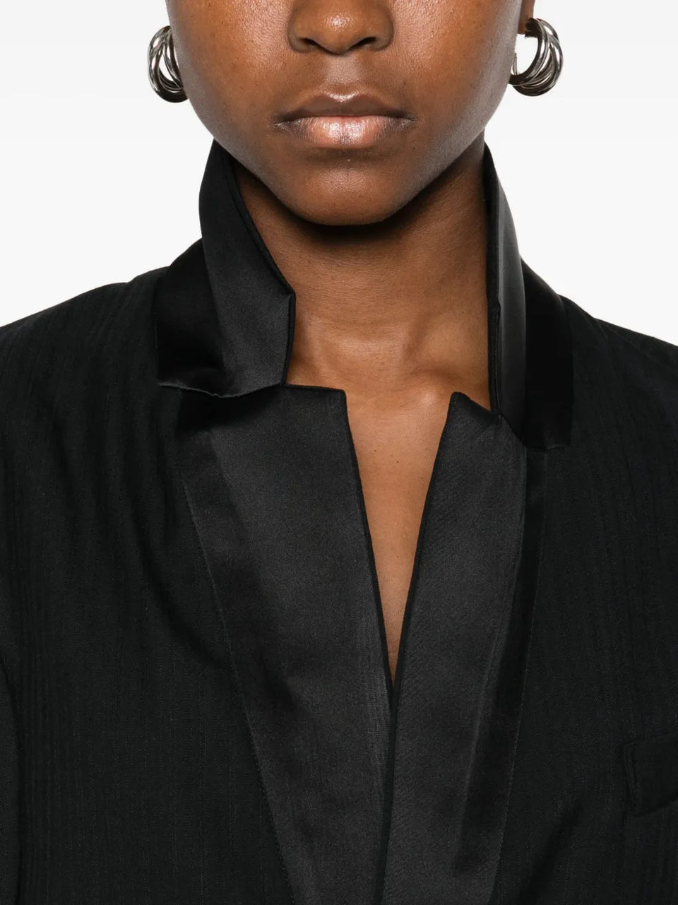 sequin-embellished blazer