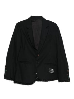sequin-embellished blazer