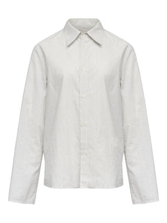 striped long-sleeved shirt