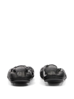 charm gathered ballet flats
